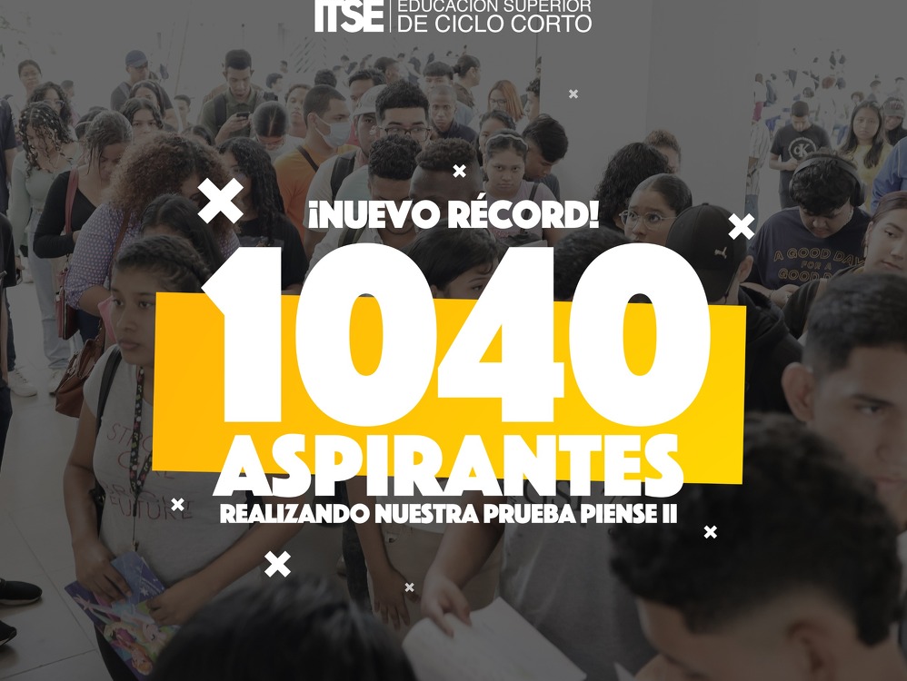 Imagen de portada Récord de Inscritos en el ITSE -Más de mil jóvenes se presentan a realizar la Prueba Piense-