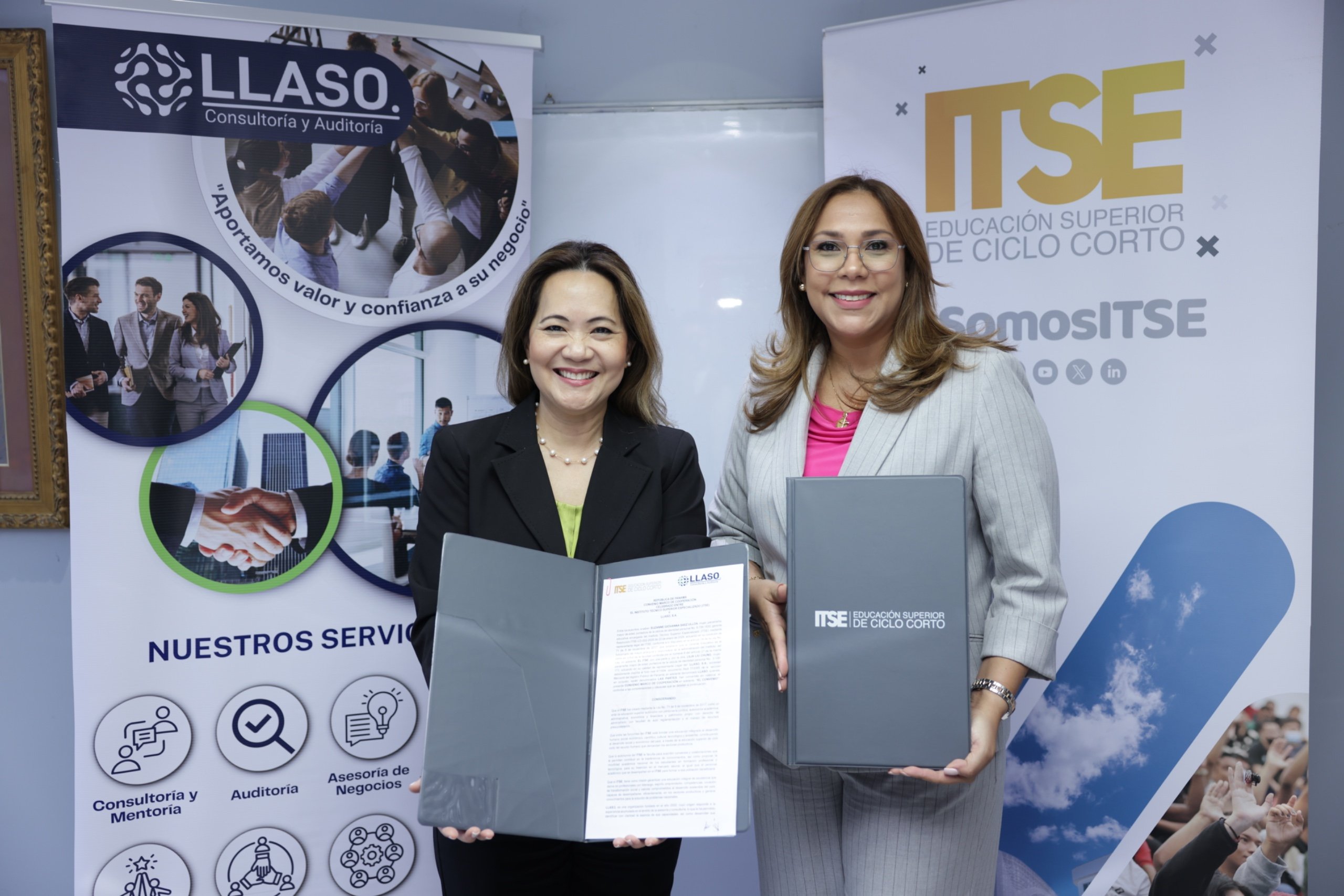 ITSE y LLASO, S.A. fortalecen alianza para impulsar la formación técnica y profesional