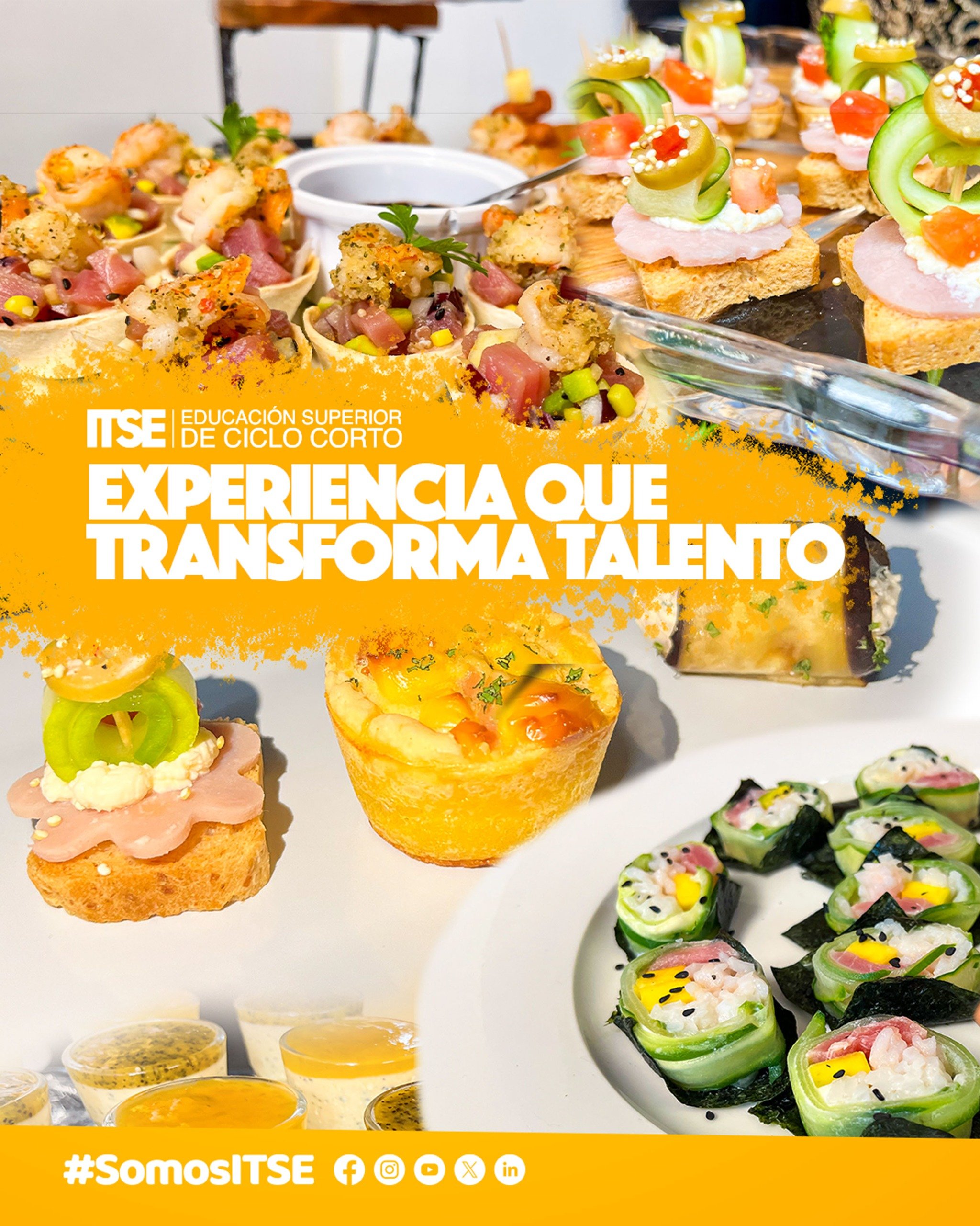 Cóctel de excelencia: estudiantes de Buffet y Catering del ITSE convierten el aprendizaje en una experiencia profesional