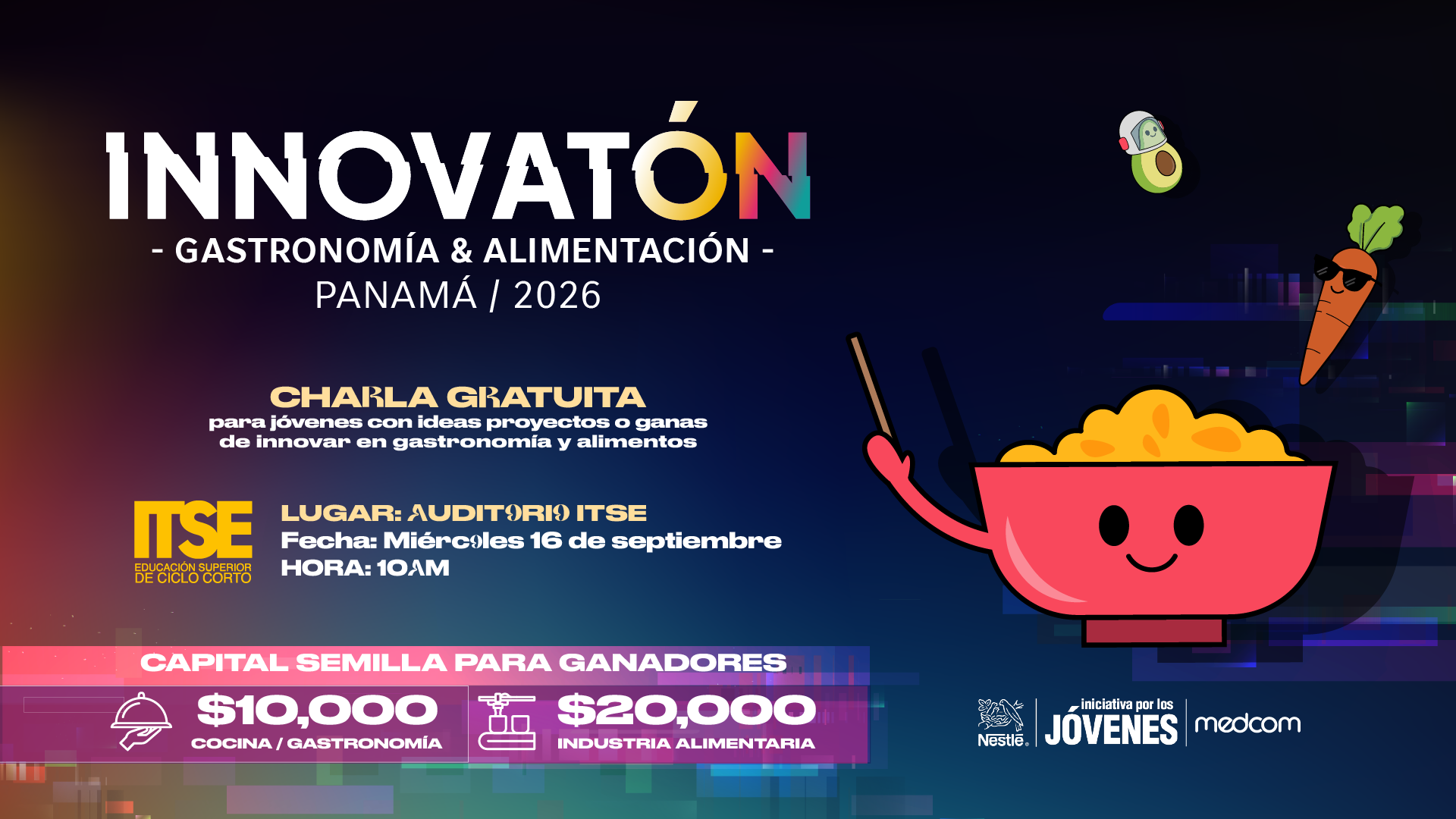 INNOVATÓN: Gastronomía y Alimentación Panamá 2026 en ITSE. 
